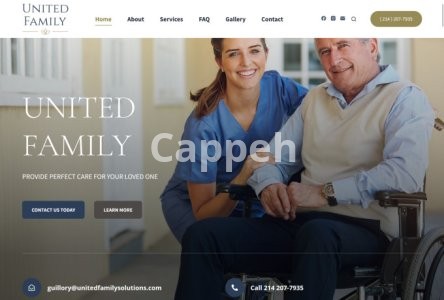 I will create assisted living and home care website