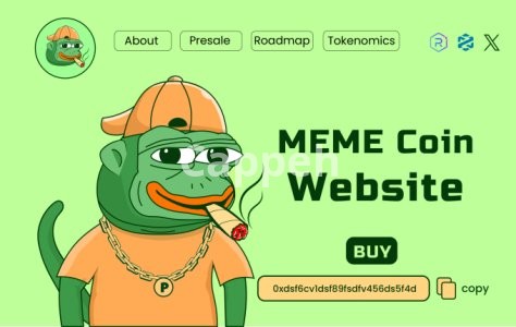 I will do meme coin meme website and crypto cryptocurrency website
