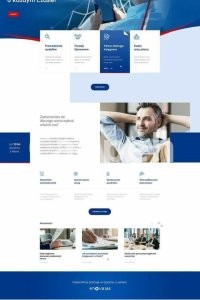 I will create a professional and modern business website
