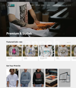 I will design your dtf printing website with shopify premium theme