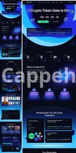 I will design crypto meme coin website or token website for the launch