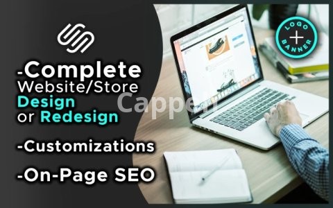 I will do squarespace website design and customization