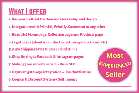 I will develop automated print on demand woocommerce store using printful and printify