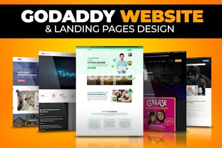 I will develop a professional and responsive godaddy website