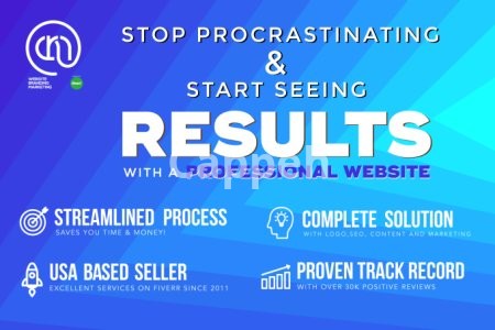 I will design a complete website