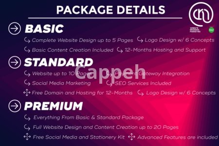 I will design a complete website