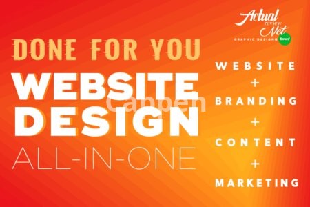 I will design a complete website