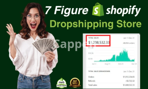 I will do shopify website design, shopify redesign, dropshipping store, shopify website