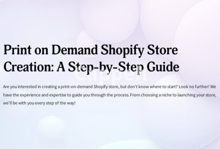 I will shopify pod store with printify, printful