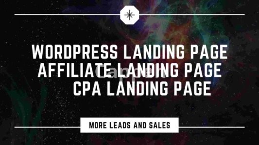 I will create amazon, affiliate landing page from wordpress