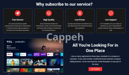 I will create a professional iptv website for iptv services or iptv reseller, stream