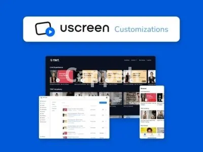 I will customize your uscreen website