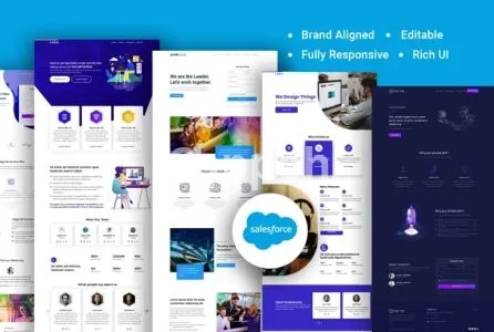 I will design pardot responsive editable landing page template