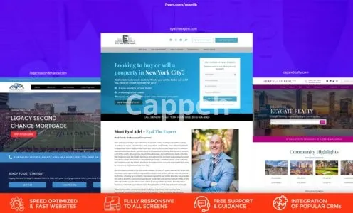 I will design wordpress real estate agent idx mls or investor website or landing page