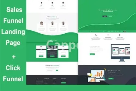 I will build clickfunnels sales funnel, clickfunnels landing page, sales funnel website