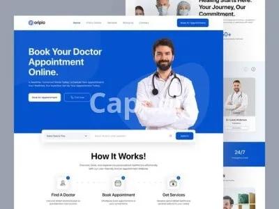 I will develop pharmacy website, medical website clinic, doctor appointment website