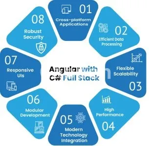 I will do full stack angular frontend and c sharp dot net backend website development