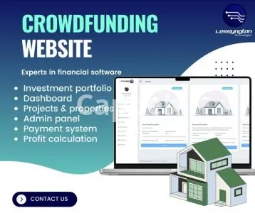 I will develop a web software for real estate crowdfunding