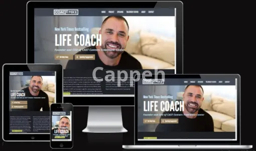 I will design business, health, sports, life coaching website