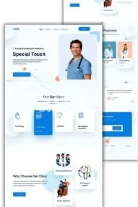 I will design medical and healthcare website