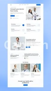 I will design medical and healthcare website
