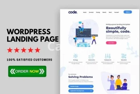 I will design responsive wordpress landing page elementor or elementor pro landing page