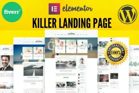 I will design killer sales page with elementor pro funnelkit cartflows pro sales funnel