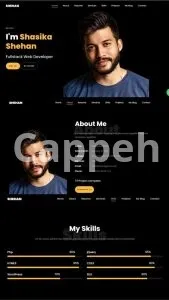 I will create a personal portfolio or business portfolio website