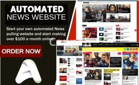 I will create the best automated news website monetized with ads ready to earn