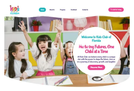 I will create kindergarten, preschool, childcare, daycare website
