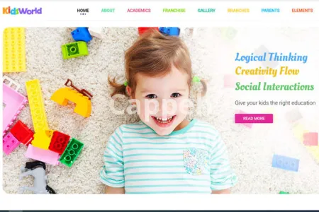 I will create kindergarten, preschool, childcare, daycare website