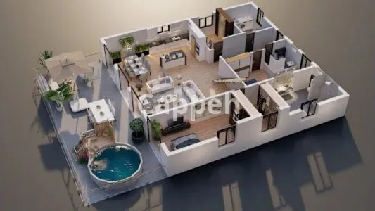 I will do 2d , 3d floor plans and exterior architectural renderings