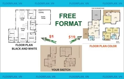 I will redraw floor plan for real estate agent,