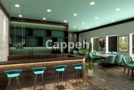 I will 3d interior design restaurant, cafe, bar, lounge, and spa