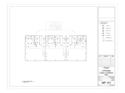 I will draw electrical and plumbing drawing blueprint