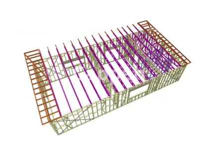 I will do detailing and estimation of cold formed steel structure