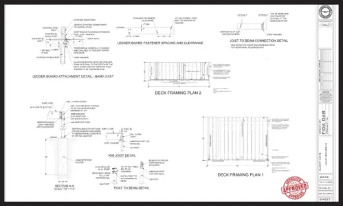 I will do wood, steel and concrete structural design, structural engineer
