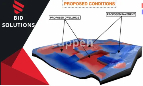 I will do site work, earthwork, landscape, utility package takeoff