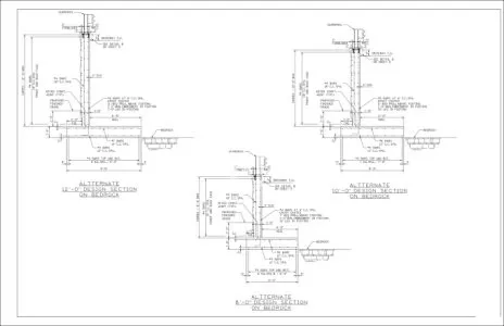 I will do structural design of keystone, cmu, gabion retaining wall