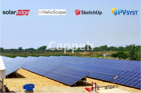 I will design pv solar system using helioscope pvsyst sketchup and solaredge