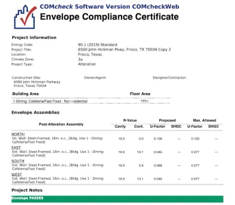 I will do rescheck comcheck for energy code compliance for permits