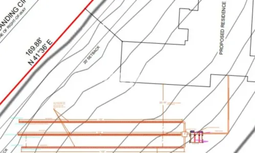I will make septic tank and leech field drawing for your residence