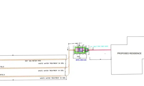 I will make septic tank and leech field drawing for your residence