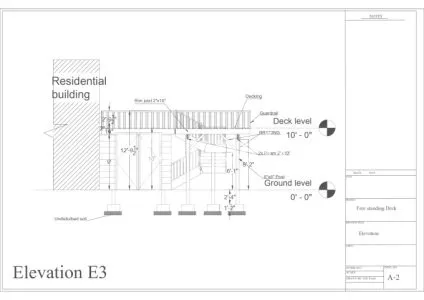 I will draw decks and patio plans for building permit