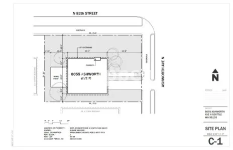 I will draw site plan for permit in 24 hours