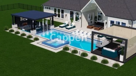 I will do modern and luxury pool design