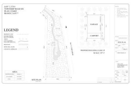 I will draw 2d landscape design site plan lot subdivision plot plan drawings for permit