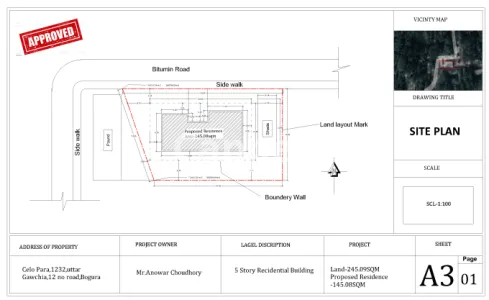 I will draw site plan from google maps for city permit within 5hr
