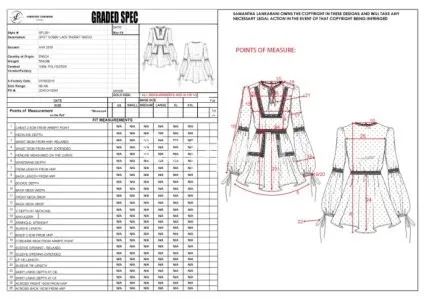 I will create tech packs and technical flats for fashion clothing