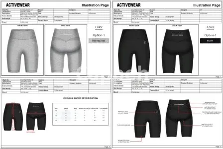 Our agency will fashion design your activewear and sportswear collection